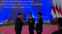 Junanto Herdiawan Resmi Dilantik Sebagai Kepala BI Lampung, (Foto: Istimewa)