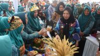 Eva Dwiana Hadir dalam Acara Jajanan Pasar & Masakan Tradisional Lampung