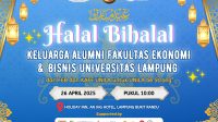 Alumni KAFE Unila Gelar Halal Bihalal di Bandar Lampung