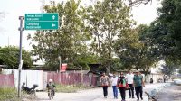 Pemerintah Kota Bandar Lampung Cor Beton Jalan Teuku Cik Ditiro