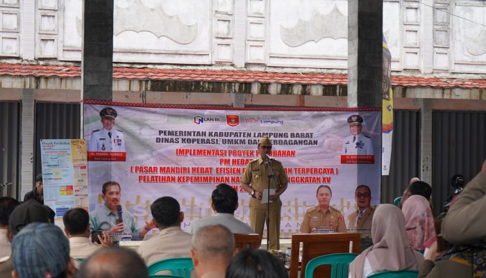 Lampung Barat Luncurkan Digitalisasi Retribusi Pasar