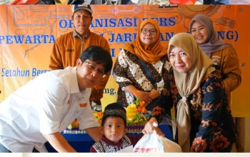 Taring Lampung Rayakan HUT ke-1 dengan Aksi Sosial dan Santunan Anak Yatim