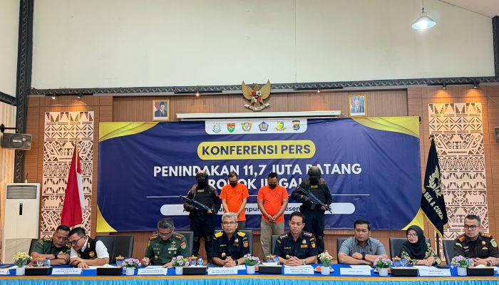 Rugikan Negara Rp11,4 Miliar, 11,7 Juta Rokok Ilegal Diamankan Bea Cukai Lampung