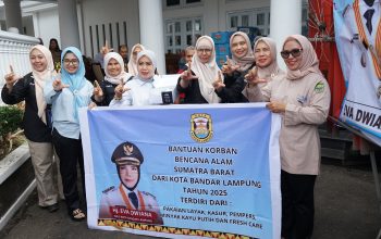 Bantuan Pemkot Bandar Lampung Tiba di Sumbar, Langsung Didistribusikan ke Tiga Wilayah