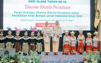 HUT ke-26 DWP Lampung, Agnesia Marindo Ajak Perempuan Berperan Aktif dalam Pembangunan
