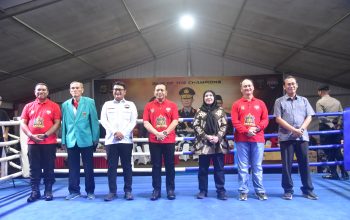 Ketua DPRD Lampung Hadiri Pembukaan Kejuaraan Tinju Amatir Polresta Bandar Lampung