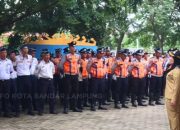 Apel Siaga Satgas, Wali Kota Eva Dwiana Minta Dishub Bandar Lampung Jaga Disiplin dan Kekompakan