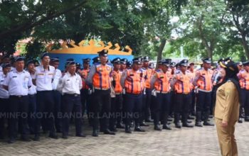 Apel Siaga Satgas, Wali Kota Eva Dwiana Minta Dishub Bandar Lampung Jaga Disiplin dan Kekompakan