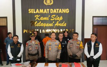 Kurang dari 24 Jam, Polres Lampung Barat Tangkap Pelaku Dugaan Pembunuhan di Sukau