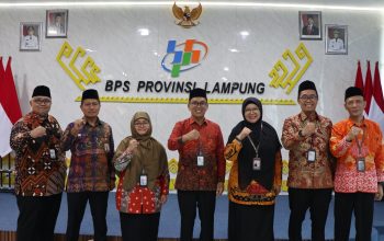 Badan Pusat Statistik Provinsi Lampung Lantik Enam Kepala BPS Kabupaten, Siap Perkuat Kinerja dan Integritas