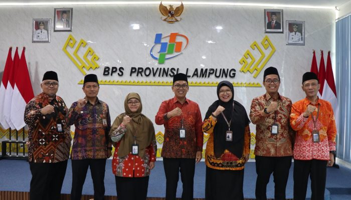 Badan Pusat Statistik Provinsi Lampung Lantik Enam Kepala BPS Kabupaten, Siap Perkuat Kinerja dan Integritas