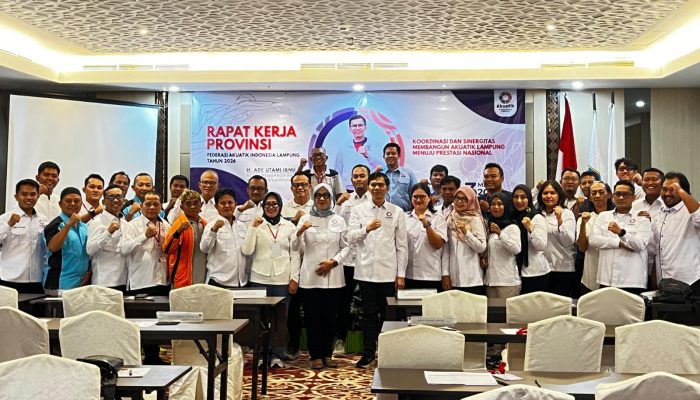 Rakerprov 2026, Akuatik Lampung Tancap Gas Bidik Prestasi Nasional