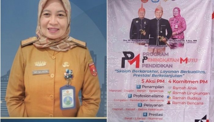Dinas Pendidikan Lampung Barat Gunakan Banner untuk Jangkau Masyarakat Non-Digital