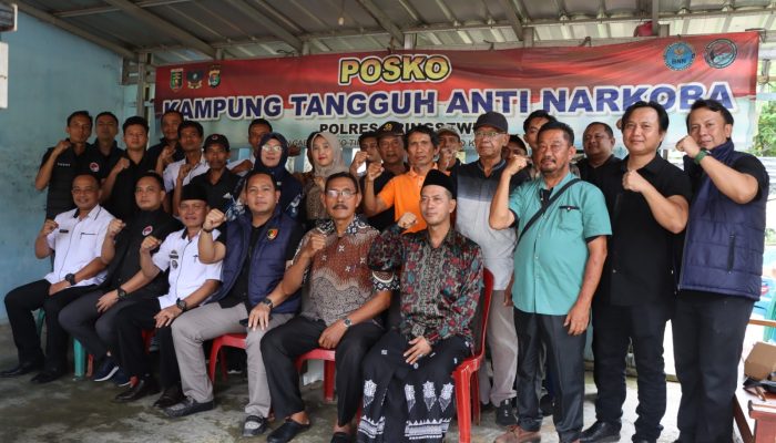 Polres Pringsewu Gencarkan Edukasi Narkoba, Kampung Tangguh Gadingrejo Timur Jadi Percontohan