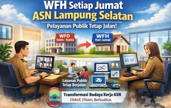 Besok Mulai Berlaku! ASN Lampung Selatan WFH Tiap Jumat