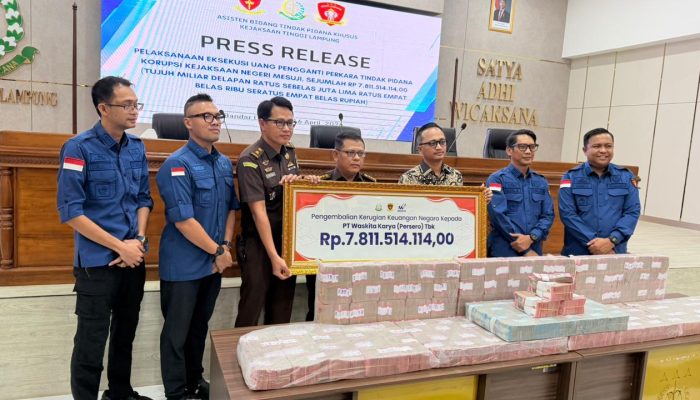 Pulihkan Keuangan Negara, Kejaksaan Eksekusi Uang Pengganti Rp7,8 Miliar dalam Perkara Korupsi Tol Terpeka