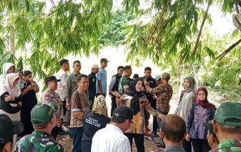 Walikota Eva Dwiana Tinjau Talud Roboh di Sungai Way Awi, Gandeng Satgas TNI Percepat Penanganan