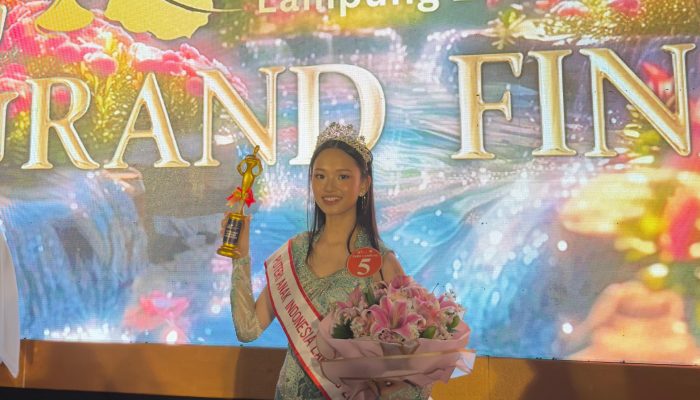 Shakira Alkhaira Dinobatkan sebagai Puteri Anak Indonesia Lampung 2026