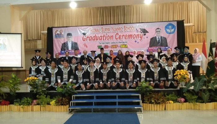 Global Surya Islamic School Wisuda 164 Siswa, 23 Lolos Perguruan Tinggi Negeri