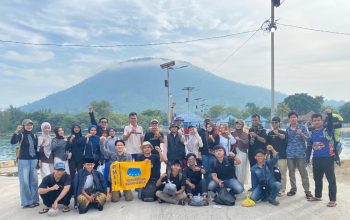PKC PMII Lampung Gelar Movement Gathering dan Bakti Sosial di Desa Tejang Pulau Sebesi