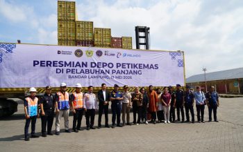 Pelindo Regional 2 Panjang Resmikan Depo Petikemas dan QCC 004, Perkuat Logistik Lampung
