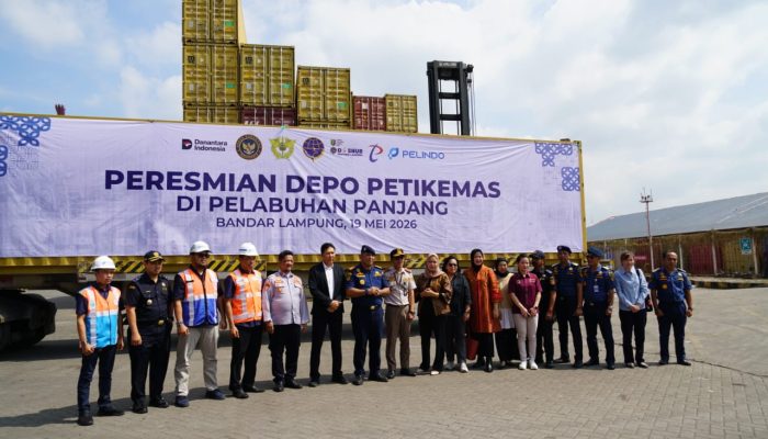 Pelindo Regional 2 Panjang Resmikan Depo Petikemas dan QCC 004, Perkuat Logistik Lampung