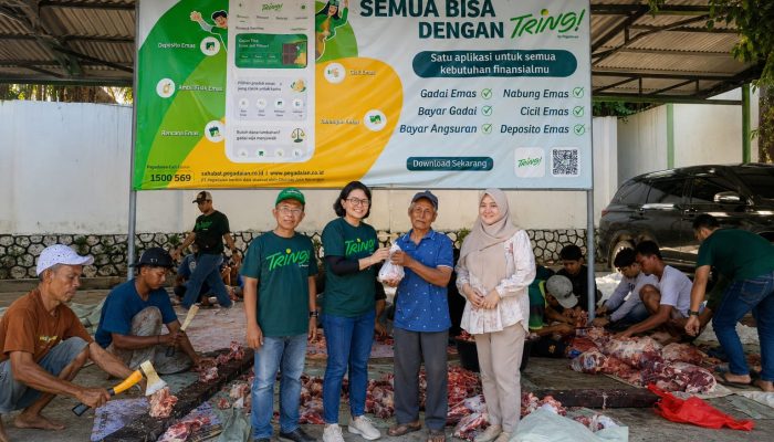 Idul Adha 1447 H, Pegadaian Area Lampung Bagikan Lebih dari 400 Paket Kurban