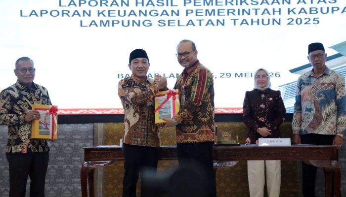 Lampung Selatan Kembali Pertahankan Opini WTP ke-10 dari BPK