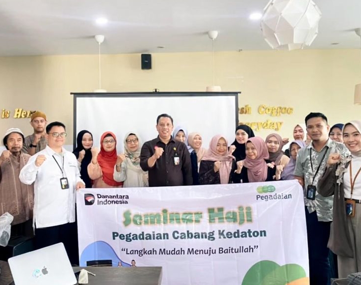Pegadaian Area Lampung Gelar Seminar Pembiayaan Haji dan Umrah di 8 Cabang