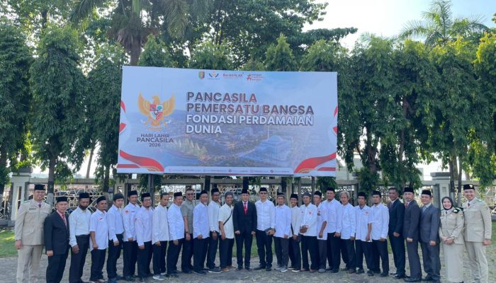 Tingkatkan Nasionalisme, Mantan Napiter dan Pengikut Jemaah Islamiyah Lampung Ikuti Upacara Hari Lahir Pancasila Tahun 2026