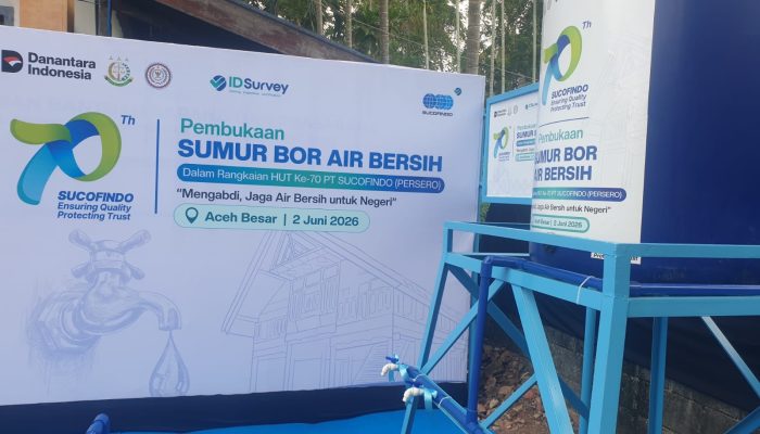 ABPEDNAS dan SUCOFINDO Hadirkan Akses Air Bersih bagi Masyarakat Desa di Aceh Besar