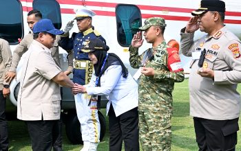 Walikota Bandar Lampung Sambut Kedatangan Presiden Prabowo
