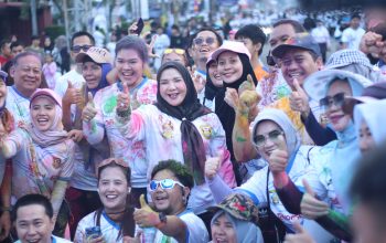 Ribuan Warga Meriahkan Bandar Lampung Color Run 2026 dalam Rangka HUT Ke-344