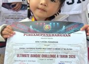 Aexly Hydra Pawarman Atlet Usia Dua Tahun Raih Kyorugi di Kejuaraan Taekwondo UNCHALL IV 2026