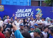 Ribuan Warga Antusias Ikuti Jalan Sehat HUT Ke-344 Kota Bandar Lampung