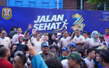 Ribuan Warga Antusias Ikuti Jalan Sehat HUT Ke-344 Kota Bandar Lampung
