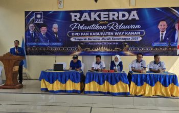 227 Pengurus Ranting PAN Way Kanan Sah Dilantik, Perkuat Struktur Hingga Akar Rumput