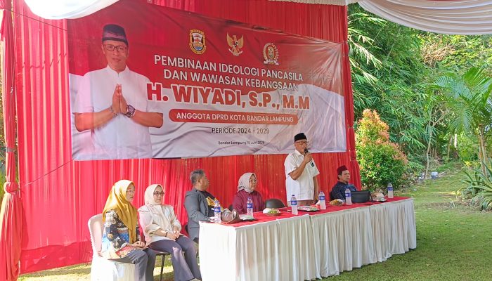 Wiyadi Gelar Pembinaan Ideologi Pancasila di Kemiling, Tekankan Pentingnya Persatuan Bangsa