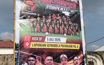 PDIP Jati Agung Dukung Open Turnamen Sepak Bola HUT ke-35 PORPEN FC