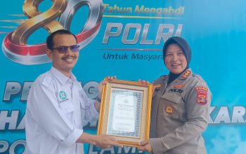 SMSI Raih Penghargaan dari Kapolda Lampung