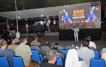 UMKM Raup Berkah dari Nobar Piala Dunia, Bupati Egi: Gema HELAU Gerakkan Ekonomi Rakyat dan Perkuat Gotong Royong