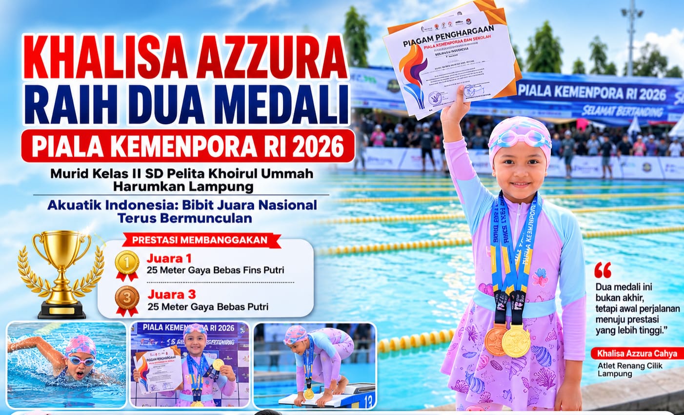 Khalisa Azzura Cahya Raih Dua Medali Piala Kemenpora RI 2026