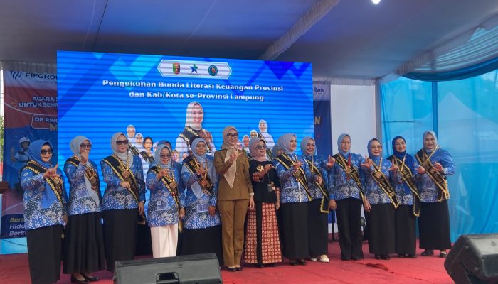 Bunda Literasi Keuangan Provinsi dan Kabupaten/Kota di Lampung Dikukuhkan