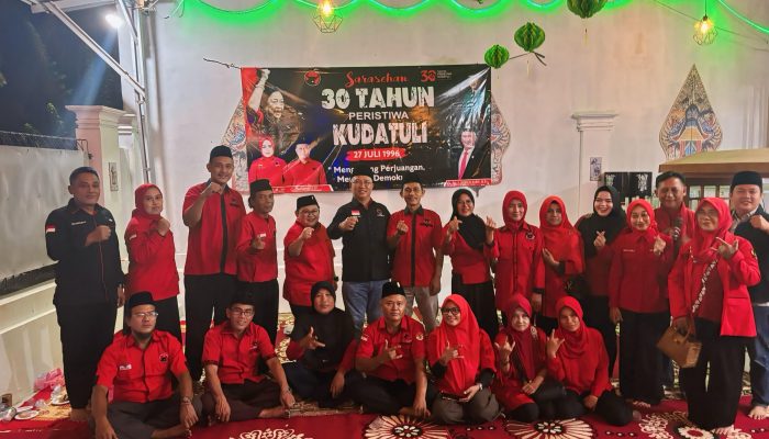 Refleksi 30 Tahun Kudatuli, DPC PDI Perjuangan Pesibar Teguhkan Komitmen Menjaga Demokrasi