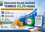 Realisasi Pajak Daerah Lampung Selatan Tembus 63,29 Persen, BPPRD Optimistis Target 2026 Tercapai