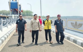I Ketut Suwendra Kunjungi Bendungan Marga Tiga di Lampung Timur