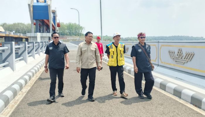 I Ketut Suwendra Kunjungi Bendungan Marga Tiga di Lampung Timur