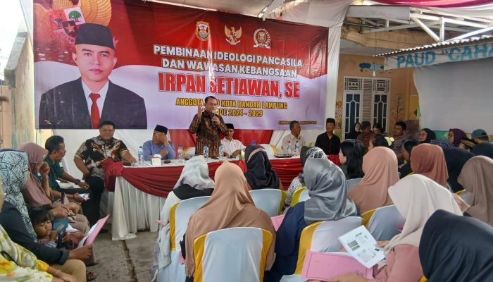 Irpan Ajak Warga Kota Karang Implementasikan Nilai Pancasila