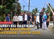 19 Tahun Jalan Rusak, Bupati Egi Pastikan Akses Baru Ranji Diperbaiki 2026