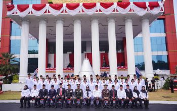 ‎Peringatan HUT Ke-81 RI di Lingkungan Pemkot Bandar Lampung Berlangsung Meriah